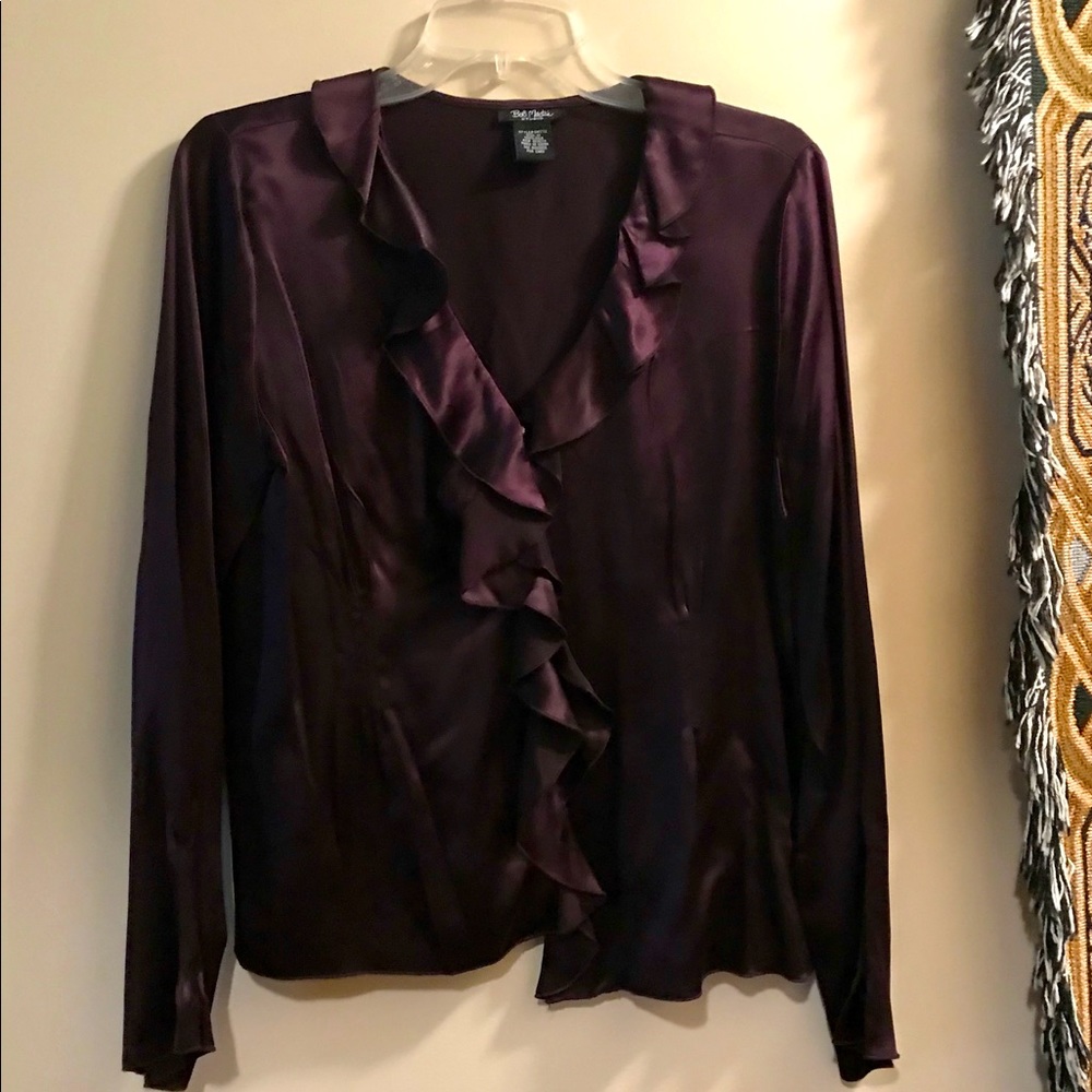 Bob Mackie 100% Silk Blouse